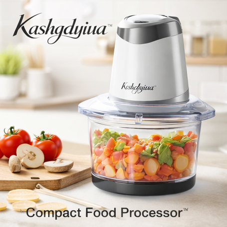Kashgdyiua™ Compact Electric Food Processor – Mini Chopper