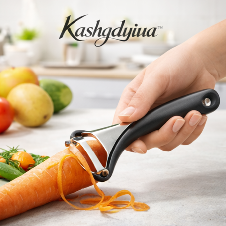 Kashgdyiua™ Premium Stainless Steel Vegetable Peeler – Ergonomic Non-Slip Handle